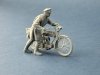 Copper State Models F35-062 British Dispatch Rider pushing his motorcycle (motorcycle not included) 1/35